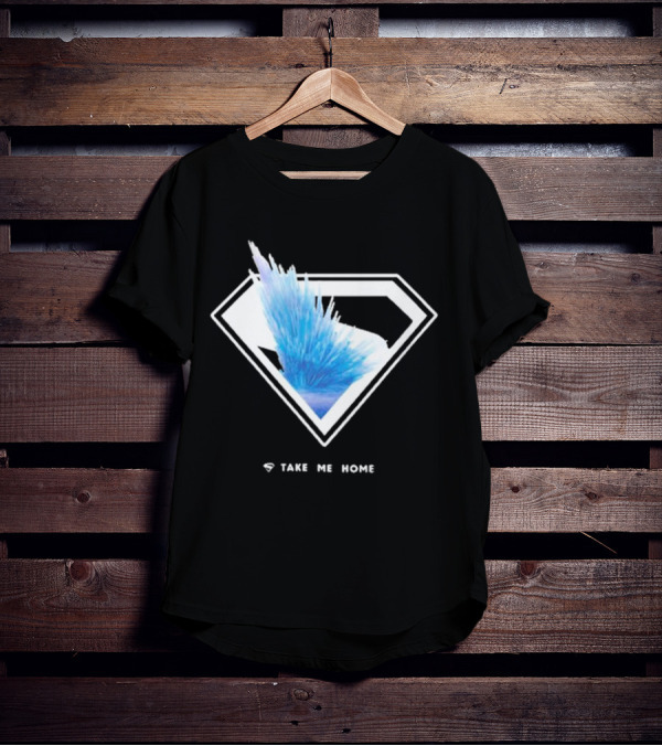 Uperman 2025 Take Me Home Ice Crystal Diamond Emblem T-Shirt