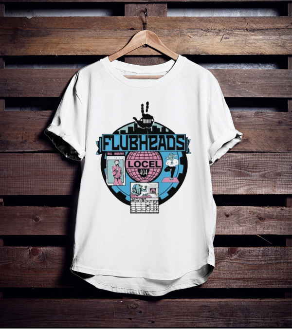 Flubheads Bill Murphy Locel 404 Retro Robot T-Shirt