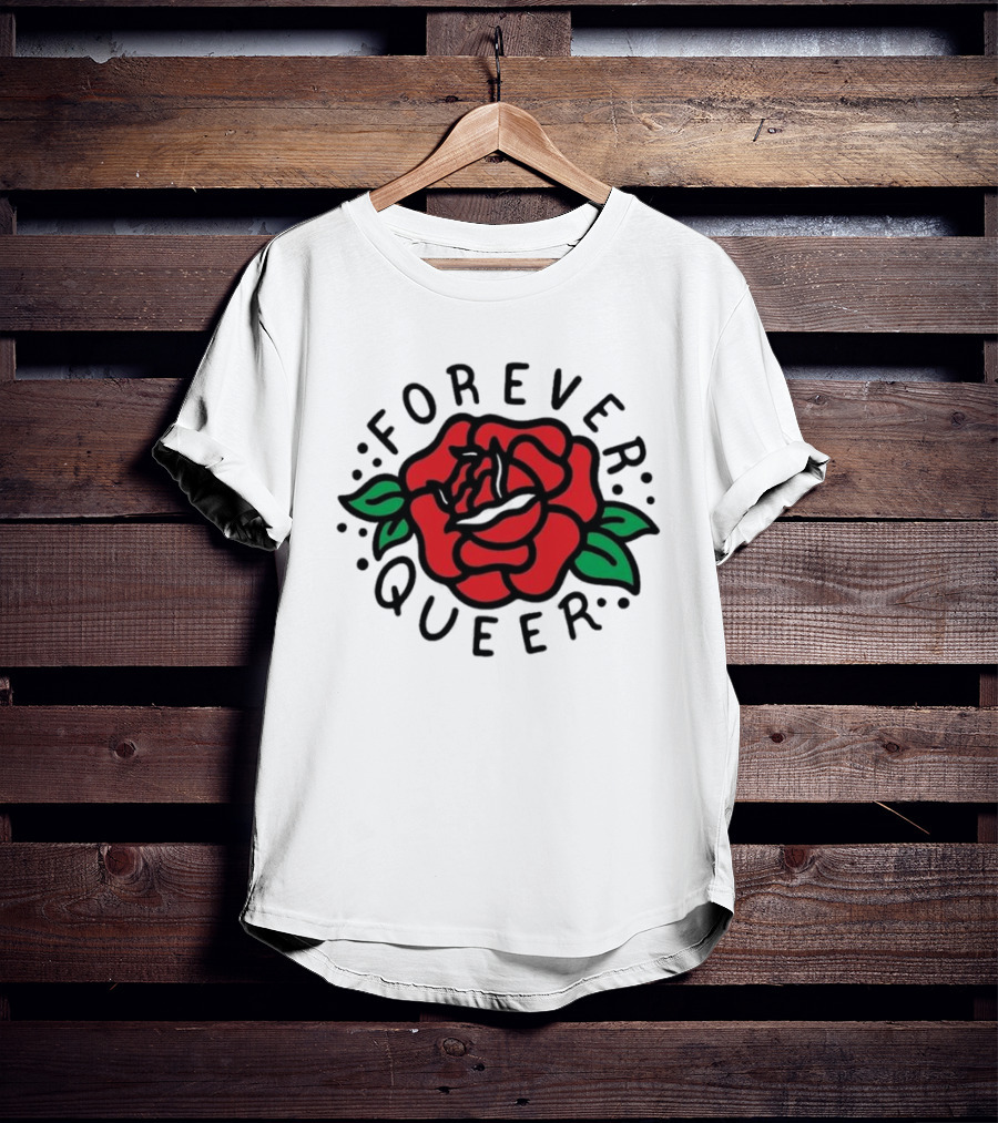 Forever Queer Red Rose T-Shirt