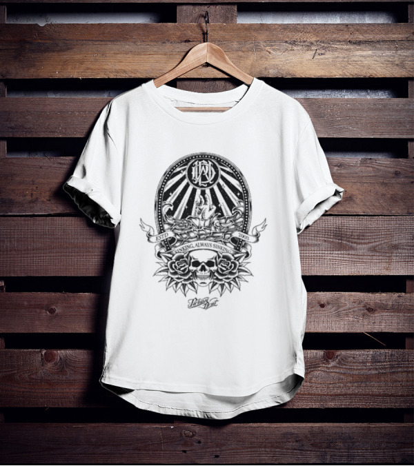 Parkway Drive Sinking Always Sinking Skull Roses ESTD 2003 T-Shirt