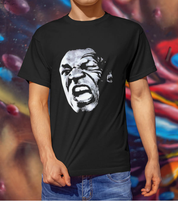 Lean And Mean Mike Tyson Expression Face T-Shirt