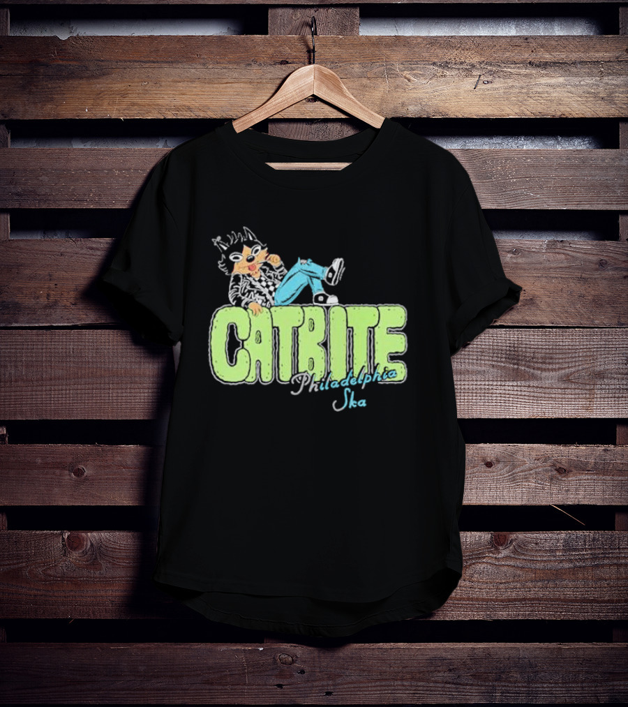 Cool Catbite Philadelphia Ska 2.0 Mineral Wash T-Shirt
