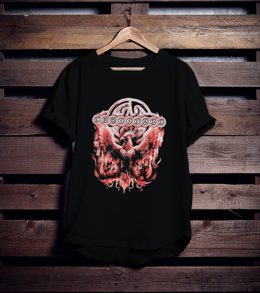 Crossfade Rising Phoenix Flame T-Shirt