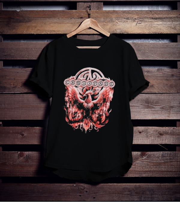 Crossfade Rising Phoenix Flame T-Shirt
