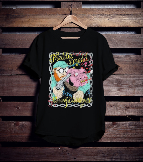 Freddie Dredd Cease And Disintegrate Piggy T-Shirt