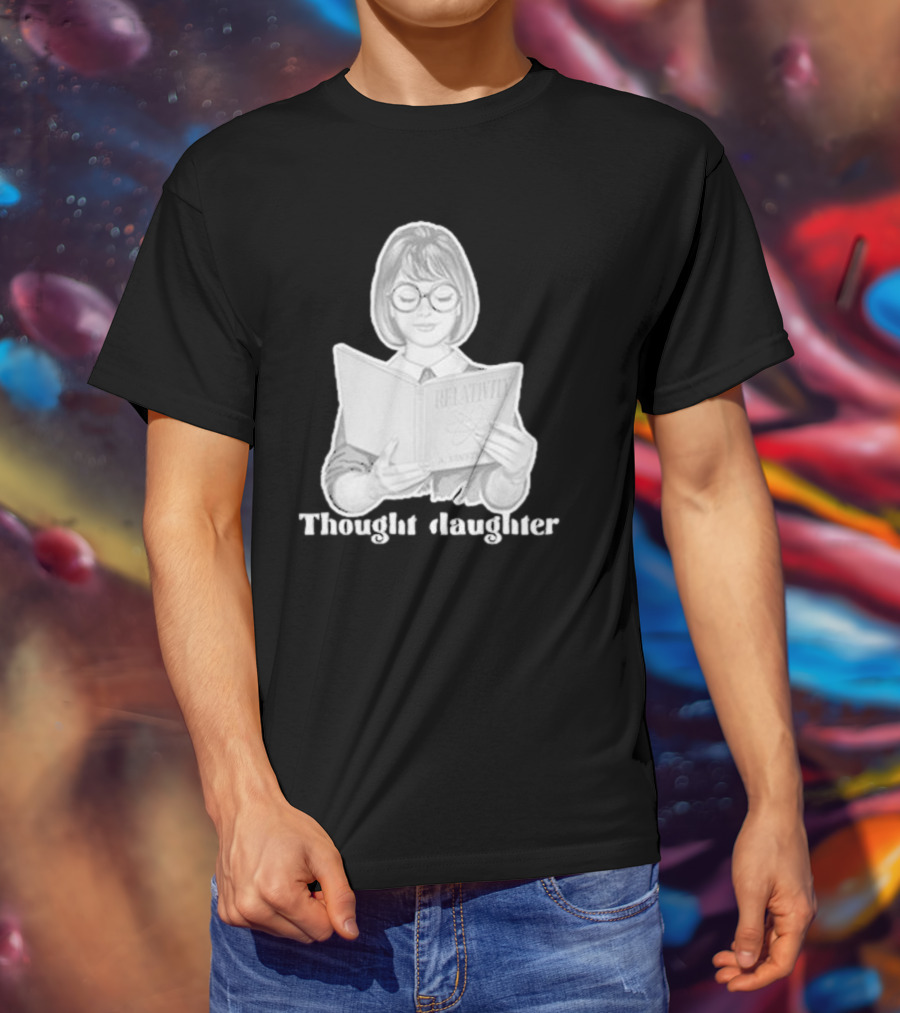 Relativity Thought Daughter Einstein Book Reader T-Shirt