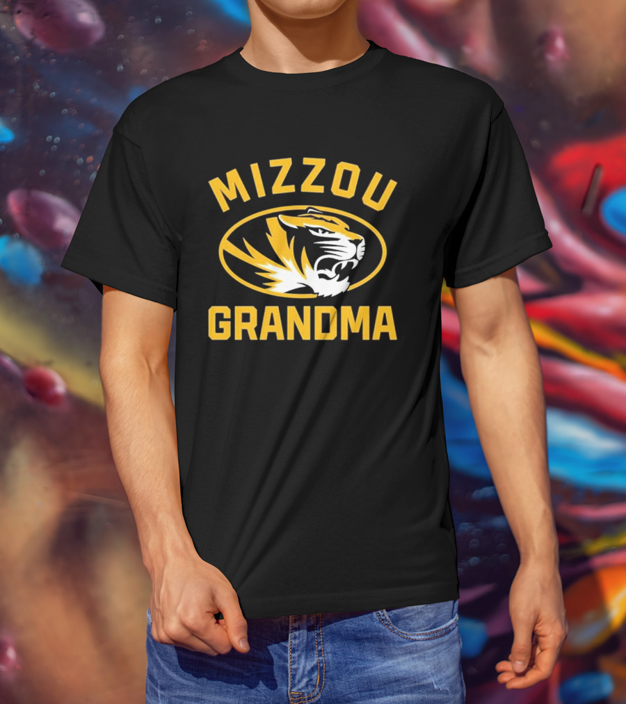 Mizzou Grandma Tiger Head T-Shirt