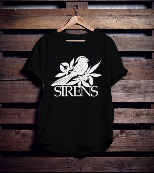 Sirens Bird Logo Black T-Shirt