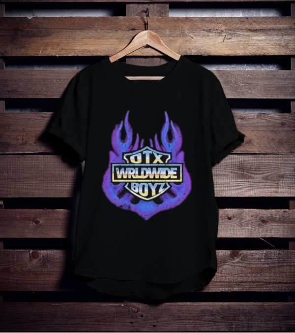 Geezyworld Otx Wrldwide Boyz Flame T-Shirt