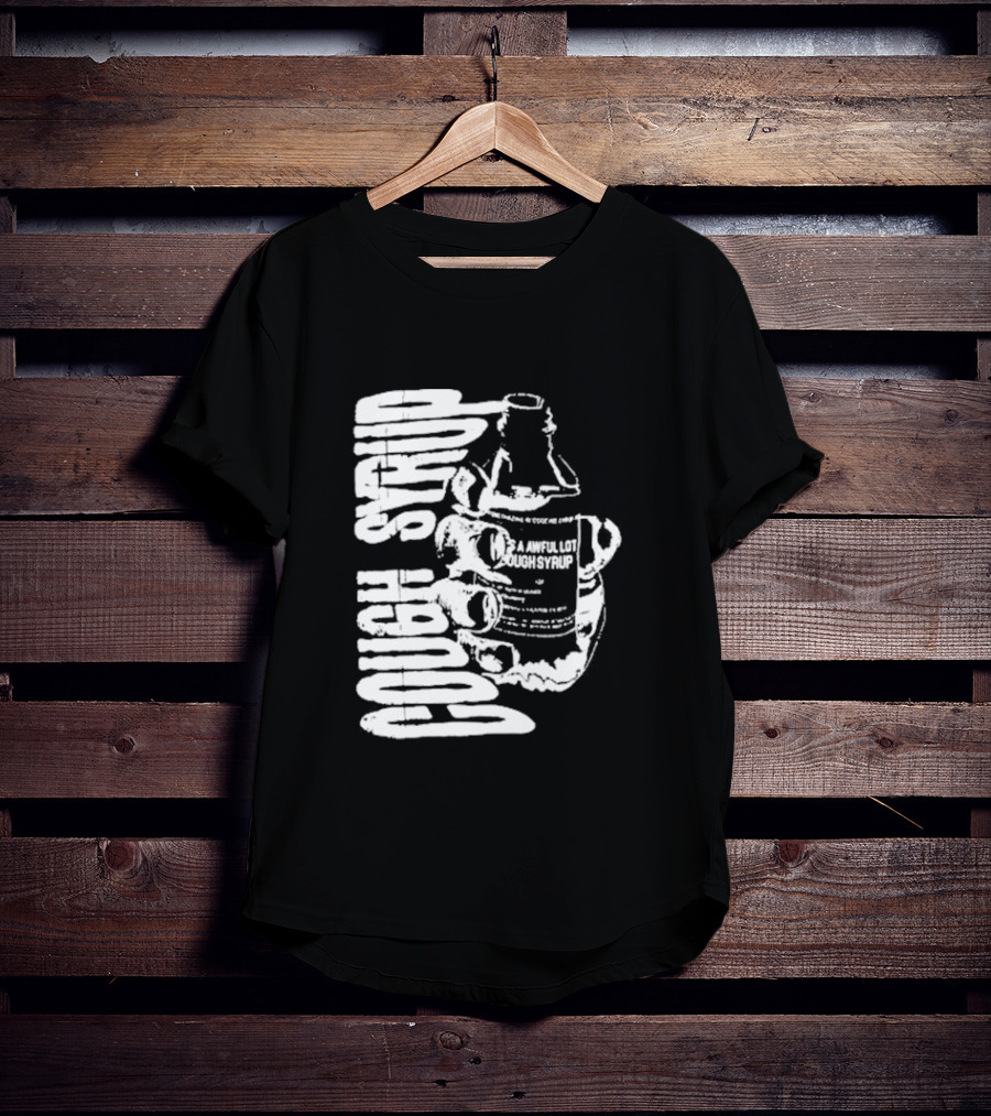 Awful Lot Of Cough Syrup Warning Bottle T-Shirt