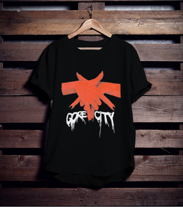Pentagram Hands Gore City T-Shirt