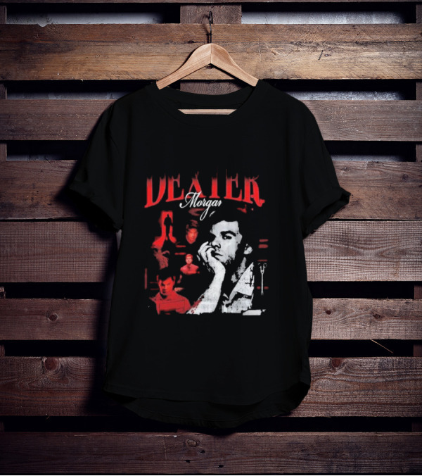 Dexter Morgan Heartthrob Iconic Red And Black T-Shirt