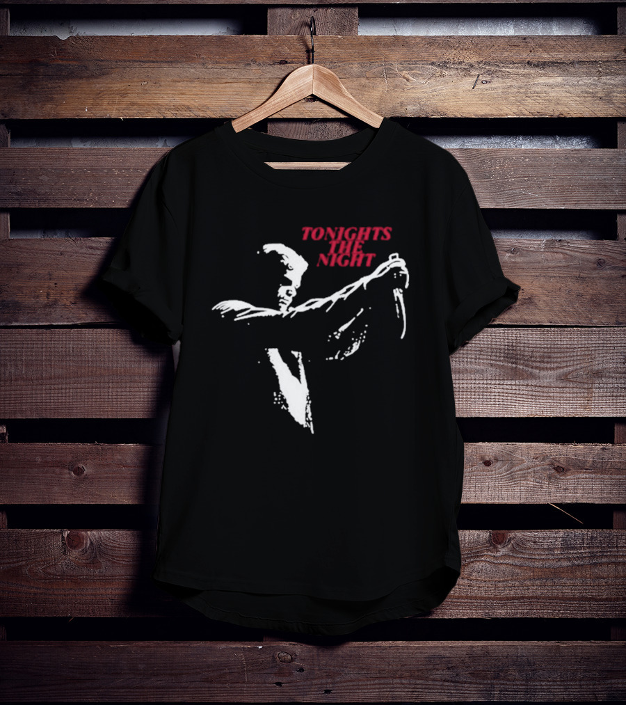 Selected Dexxter Tonight's The Night Bold Image T-Shirt