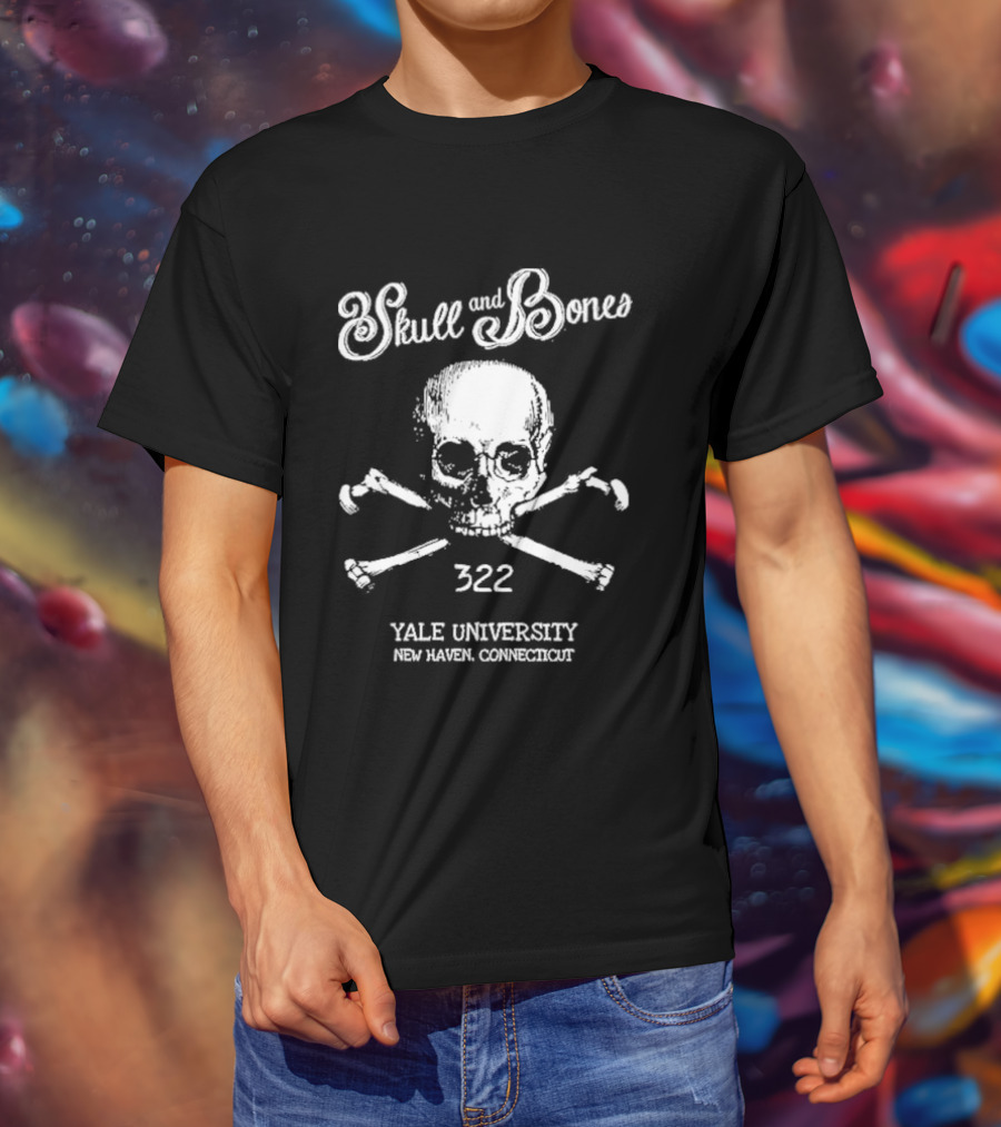 Skull And Bones 322 Yale University New Haven Connecticut T-Shirt