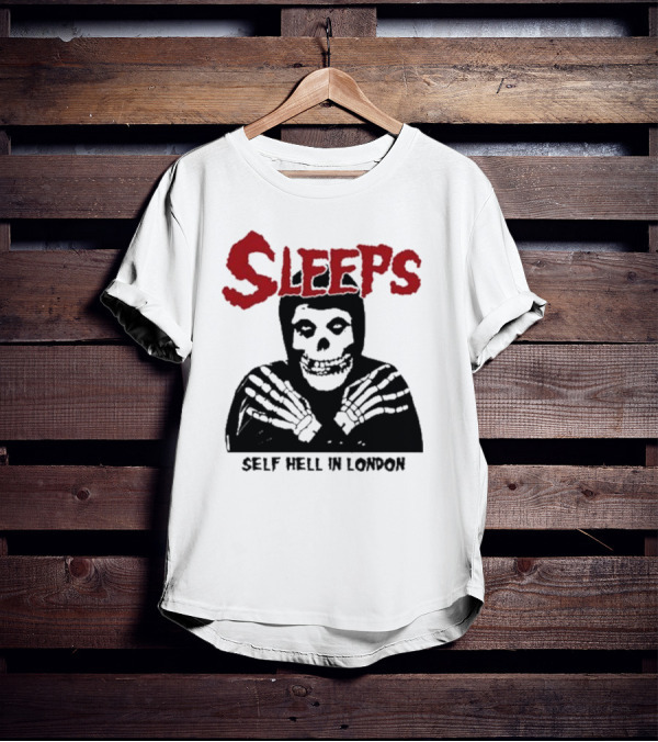 SLEEPS Self Hell In London Skeleton T-Shirt