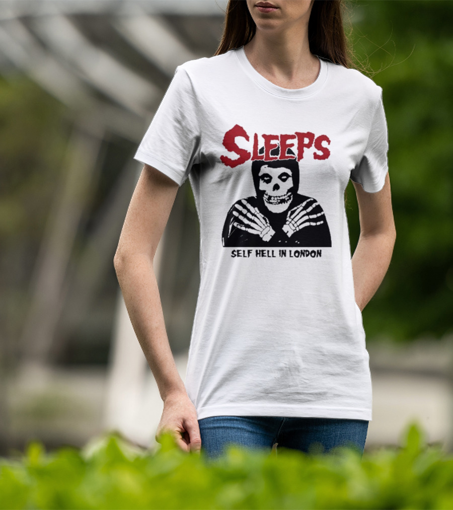 SLEEPS Self Hell In London Skeleton T-Shirt