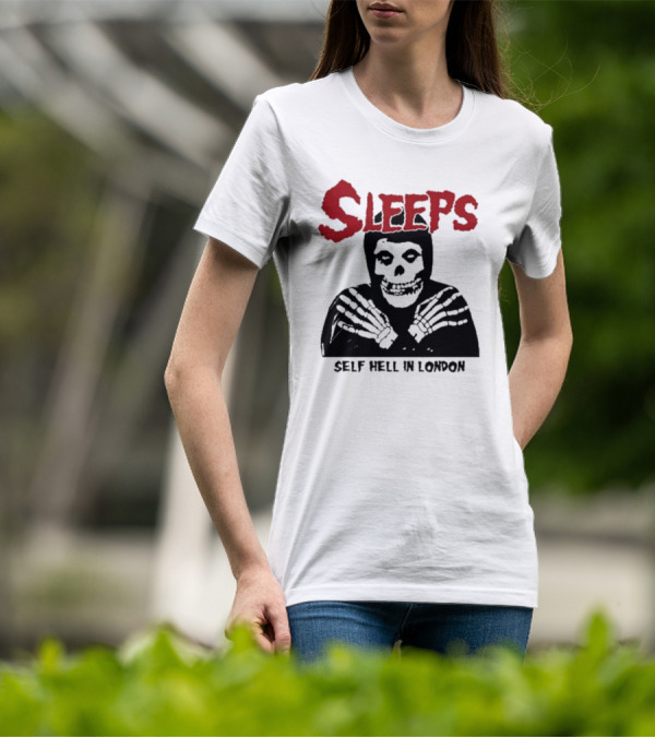 SLEEPS Self Hell In London Skeleton T-Shirt