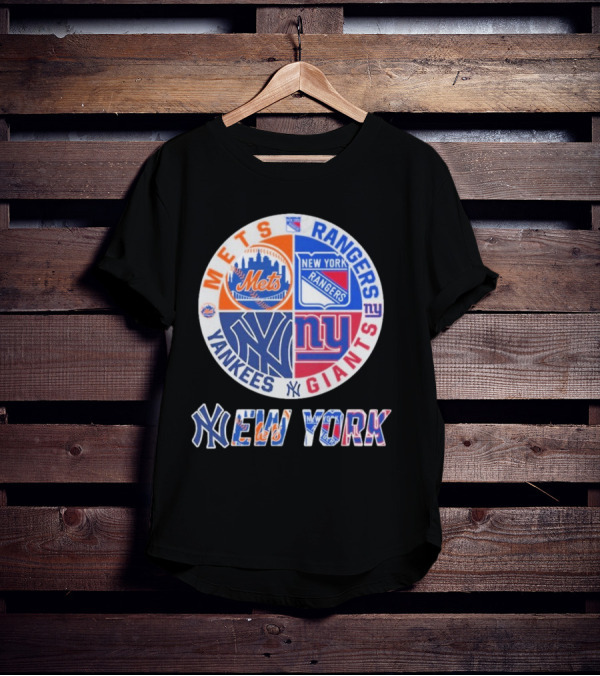 Mets Rangers Giants Yankees New York T-Shirt
