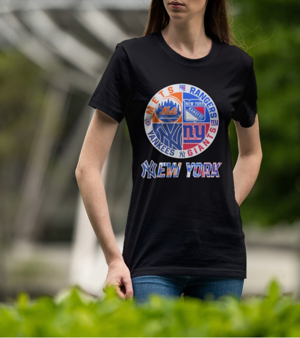 Mets Rangers Giants Yankees New York T-Shirt