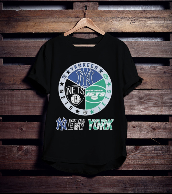 New York Yankees Nets Jets Yankees Nets Jets T-Shirt
