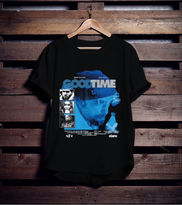 Robert Pattinson Benny Safdie Good Time A24 Elara Film T-Shirt