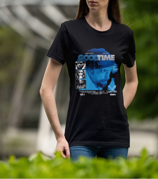 Robert Pattinson Benny Safdie Good Time A24 Elara Film T-Shirt