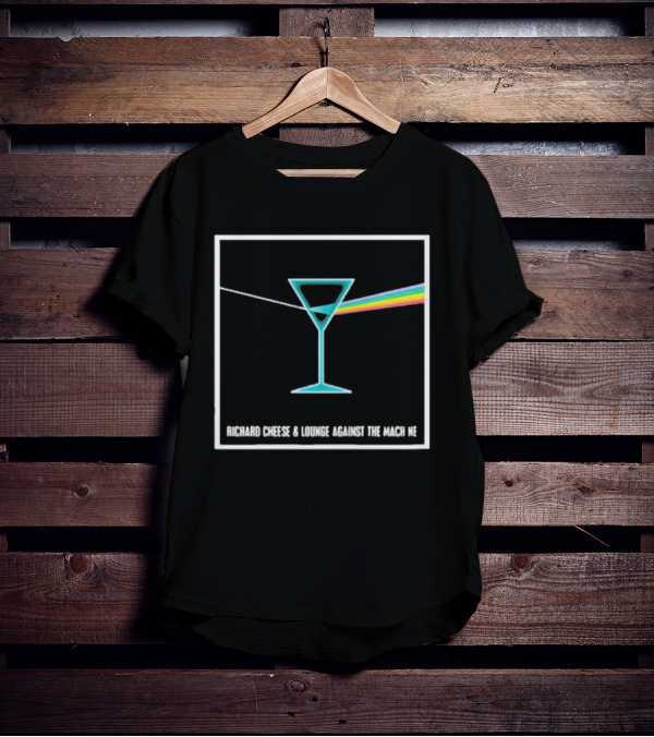 Richard Cheese Lounge Against The Machine Martini Prism T-Shirt
