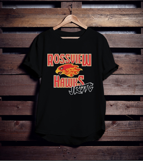 Rossview Hawks Flaming Hawk JROTC Cadet T-Shirt