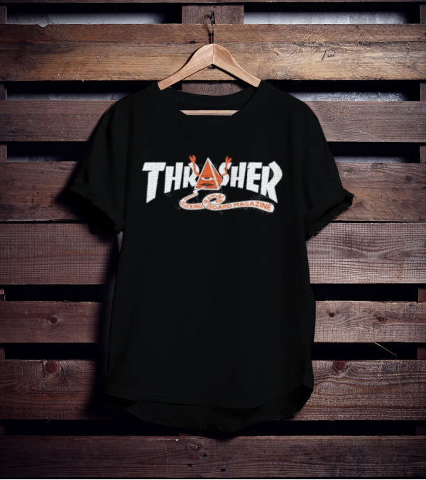 Thrasher Toy Machine Pyramid Skateboarding T-Shirt