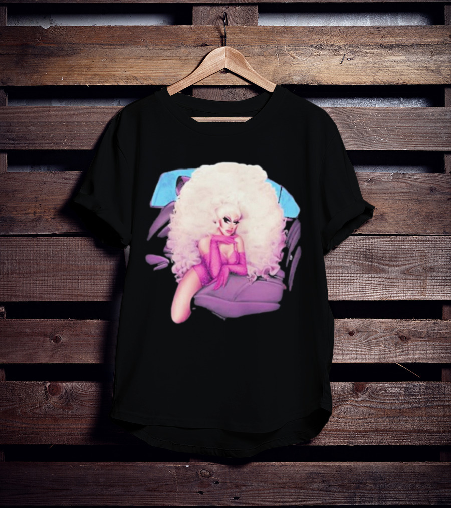 Trixie Mattel Glamorous Blonde Drag In Backseat T-Shirt