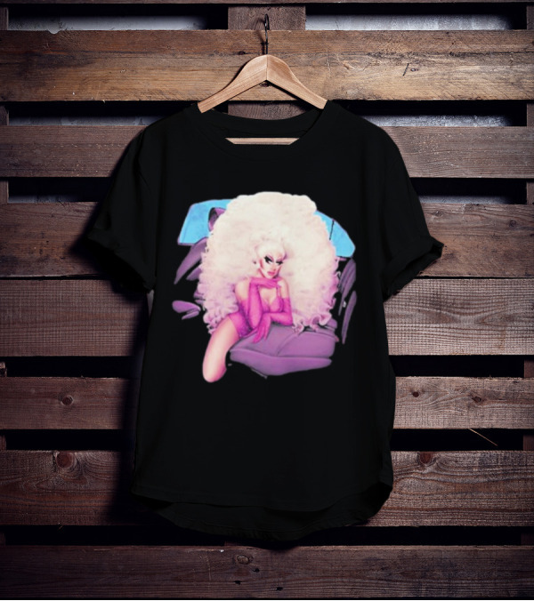 Trixie Mattel Glamorous Blonde Drag In Backseat T-Shirt