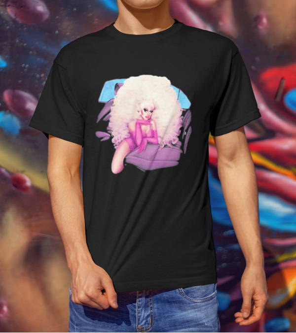 Trixie Mattel Glamorous Blonde Drag In Backseat T-Shirt