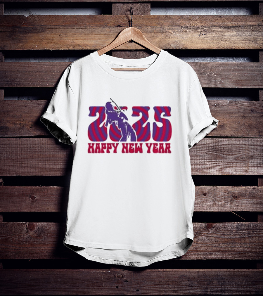Jimi Hendrix 2025 Happy New Year T-Shirt