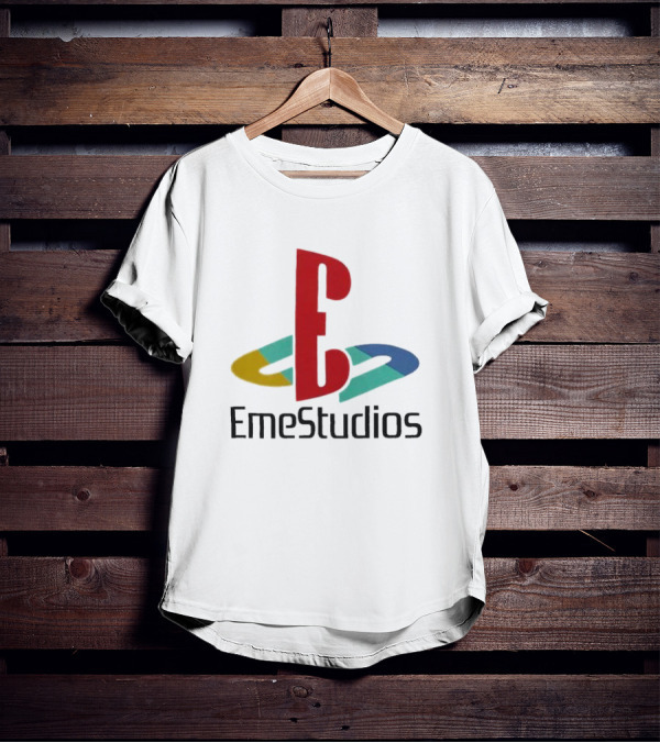 EmeStudios Play Logo With Classic Gaming T-Shirt