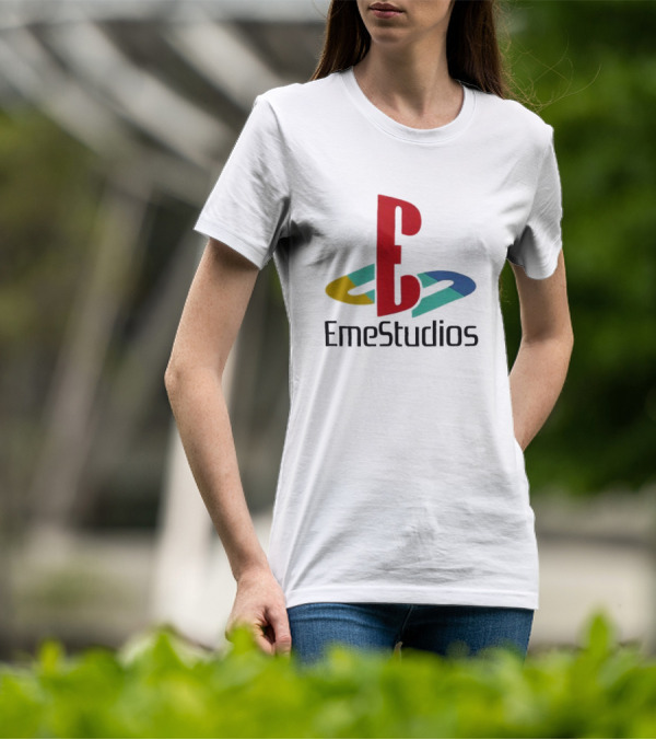 EmeStudios Play Logo With Classic Gaming T-Shirt