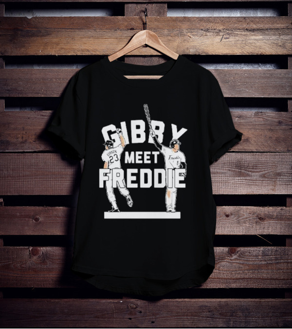 Gibby Meet Freddie Los Angeles Dodgers Baseball Moment T-Shirt
