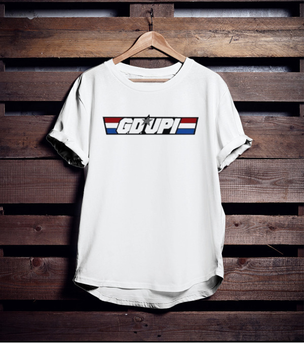 Dingdong Gdupi GDUPI Star Red Blue Stripes T-Shirt