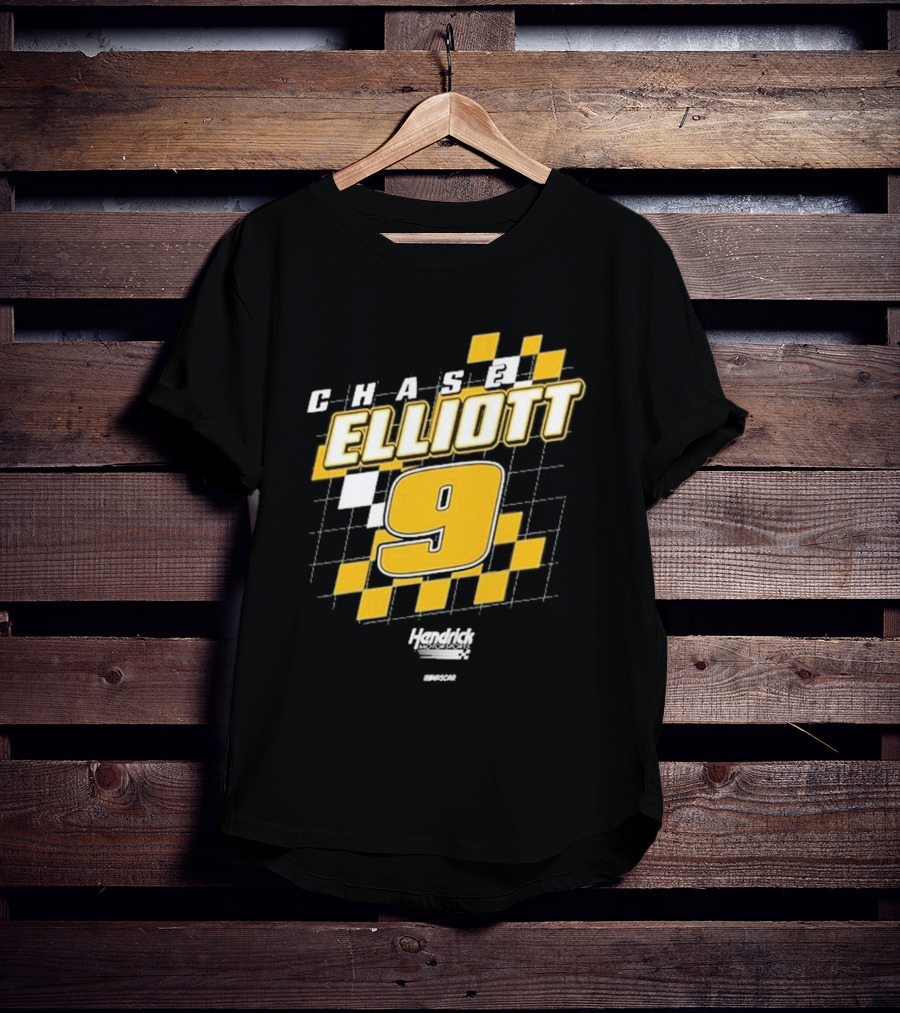 Chase Elliott #9 Hendrick Motorsports NASCAR Racing Graphics T-Shirt