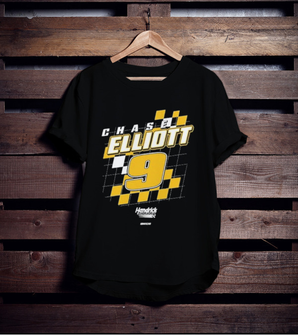 Chase Elliott #9 Hendrick Motorsports NASCAR Racing Graphics T-Shirt