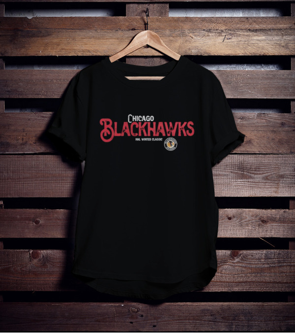 Chicago Blackhawks NHL Winter Classic 2025 Richmond Inked Levelwear T-Shirt