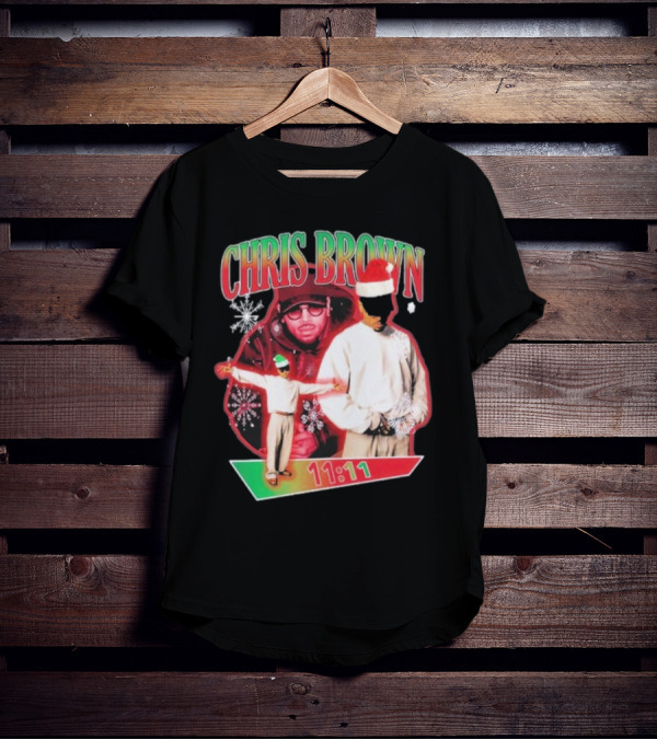 Chris Brown 11:11 Star Struck Christmas T-Shirt