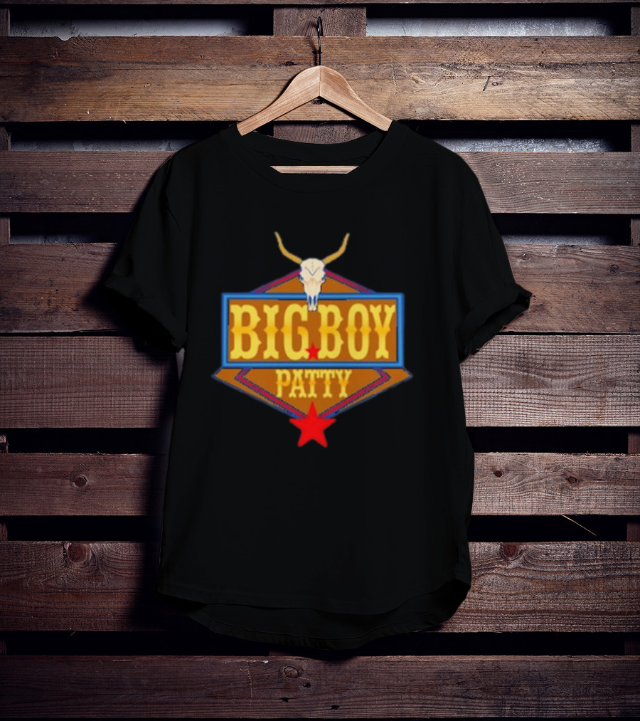 BIG BOY PATTY Texas Longhorn Cowboy Star T-Shirt
