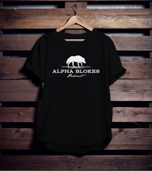 Alpha Blokes Podcast Wolf T-Shirt