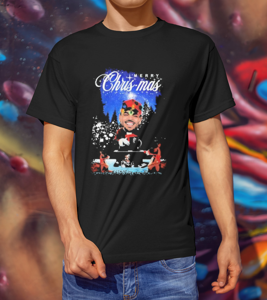 Merry Christmas Chris-Mas Santa DJ Scene T-Shirt
