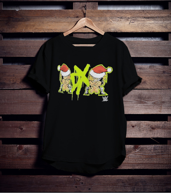 DX WWE Santa Hats Christmas T-Shirt