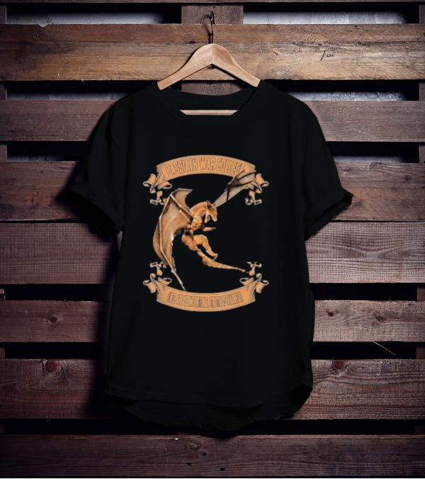 Fourth Wing Basgiath War College Dragon Fearless Mighty Unscathed T-Shirt