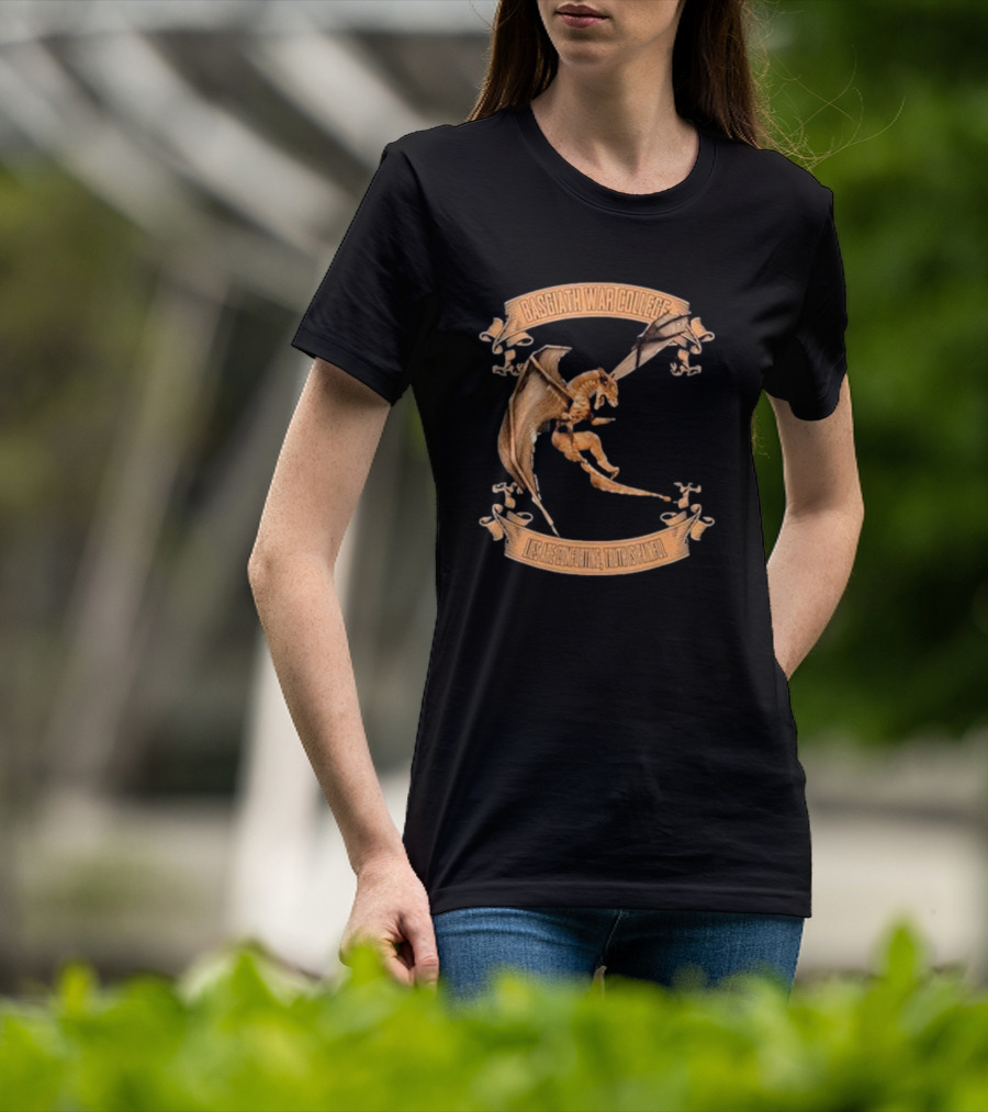 Fourth Wing Basgiath War College Dragon Fearless Mighty Unscathed T-Shirt