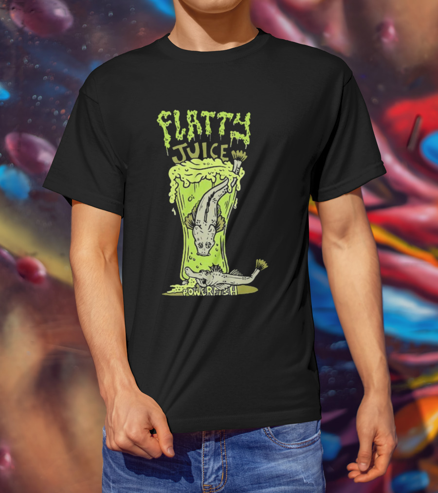 Flatty Juice Powerfish Dr. Moose T-Shirt