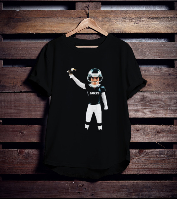 Eagles Bobblehead Football Player Holding Miniature Golf Club T-Shirt