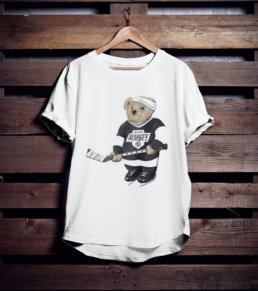 Union Market Hockey Bear T-Shirt